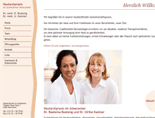 Tablet Screenshot of hautaerzte-remscheid.de
